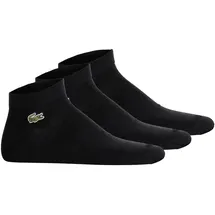 Lacoste Sneakersocken 3er Pack Schwarz 43-46