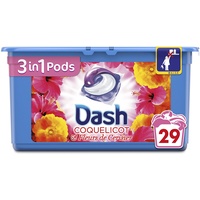Dash 2-in-1 Dash 3-in-1 Waschmittel in Kapseln, Mohnblume/Kirschblüten, 29 Waschgänge