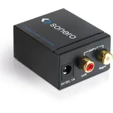 Sonero AC000 Audio Konverter 2X Cinch Stereo Audio (L/R) auf Digital Audio (optisch/koaxial)