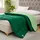 Wometo Steppbett Wende-Design ca. 155x220 cm – dunkelgrün & grün – buntes Ganzjahres Steppbett (Sommer und Winter) I farbig und ohn... - Grün