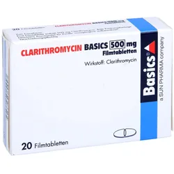 CLARITHROMYCIN BASICS 500 mg Filmtabletten 20 St