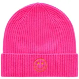 Zwillingsherz Kaschmir-Beanie in Pink