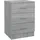 vidaXL Nachtschrank Grau Sonoma 38 x 35 x 56 cm Holzwerkstoff
