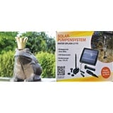 powershop11 Wasserspeier Froschkönig Guß 13 cm mit Solarpumpe