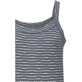 VIVANCE Stricktop Damen rauchblau-creme Gr.36/38