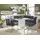 OTTO home Charissa Strukturstoff langer Schenkel rechts 190 x 90 x 140 cm dunkelblau