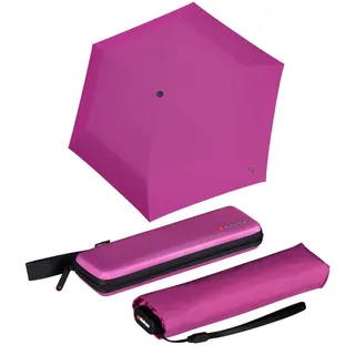 Knirps® Taschenregenschirm US.050 Ultra Light Slim Manual im stabilen Etui, extrem leicht und super kompakt lila