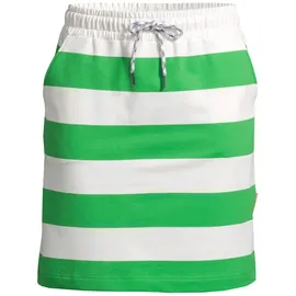 salzhaut Rock Damen Gestreift Offwhite/Apple Green S
