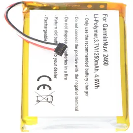AccuCell Akku passend für den Garmin Nuvi 2460 Akku 361-00051-02, 361-00051-00