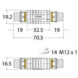 TURCK Adapter AD-FSM4.211-FSM4.211