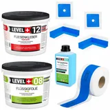 Hangato GmbH Dichtset für Duschabdichtung Dichtband Flüssigfolie 12 kg