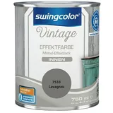 swingcolor Vintage Effektfarbe Möbel-Effektlack  (Lavagrau, 750 ml, Seidenmatt, Wasserbasiert)