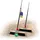 Novaliv Besen 2x 40 cm Schwarz
