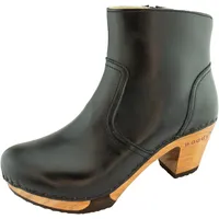 woody Damen Tanja Clog Stiefelette, Schwarz, Größe 36