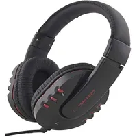 Esperanza EH142K headphones/headset Head-band Black, Red (NC, Kabelgebunden), Kopfband