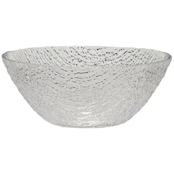 Hübsch Interior - Fuyu Schale, medium, texturiert / klar