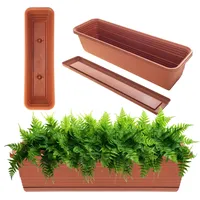 Kadax Blumenkasten mit Untersetzer im Set, mit oder ohne