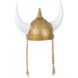 Alsino Wikinger Helm Erwachsene Vikinger Kostüm Wikingerhelm Hut Gallier Verkleidung Helm Wickinger Hörner Fasching Karneval (Wikinger Helm) (Wikinger Helm mit Zöpfen)