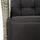 vidaXL Gartensessel 57,9 x 69,8 x 0 cm hellgrau 2 St.