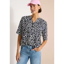 Cecil Druckbluse Blau XL