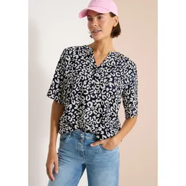 Cecil Druckbluse Blau XL