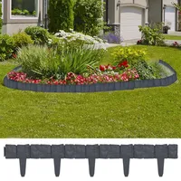 Teenpull – Rasenkante Steinoptik 41 Stk. Kunststoff 10 M