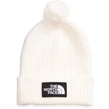 The North Face Logo Box Unisex Beanie-Mütze, Gardenia White, One Size