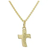 JuwelmaLux Kreuzanhänger JuwelmaLux Anhänger 585/000 (14 Karat) Gold Kreuz JL20-02-0494 (1-tlg)