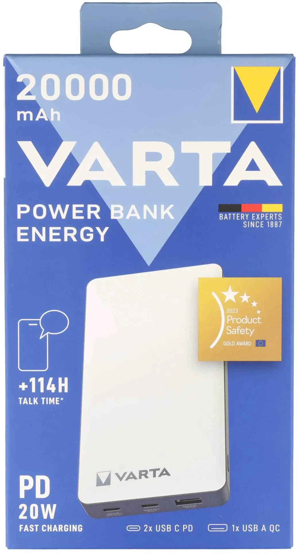 varta power bank 20000mah