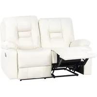 Beliani Sofa manuell verstellbar 2-sitzer Bergen