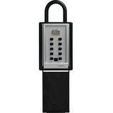 ABUS KeyGarage 777 mit Bügel Schlüsselkasten schwarz/silber, elektronisches Zahlenschloss (53508)