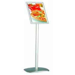 Informationsdisplay »Deco Base« DIN A3, Aluminium silber