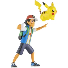 Pokémon Battle Feature Figur Ash & Pikachu 12 cm