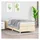 vidaXL Boxspringbett 90 x 190 cm Creme