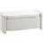 Homcom Polsterbank Samt Creme 105 x 44 x 45,5 cm