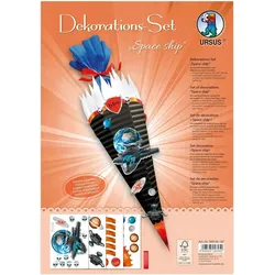 Ursus DEKO-SET SCHULTÜTE EASY LINE "SPACE SHIP"