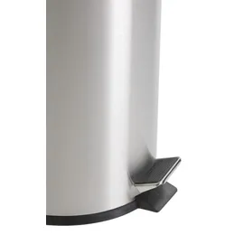 VepaBins Tritt-Mülleimer 30 l Silber