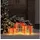 vidaXL Geschenkbox Lichterkette 60 LEDs 20 x 20 x 20 cm Acryl Warmweiß