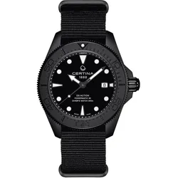 Certina C032.607.38.051.00 Taucheruhr Automatik DS Action Schwarz 30 bar