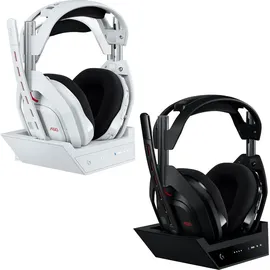 Logitech LogitechG ASTRO A50 (Gen 5) Weiß - Kabelloses LIGHTSPEED Gaming-Headset und Basisstation mit PLAYSYNC Audio