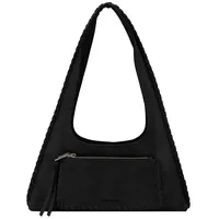 Freds Bruder FredsBruder Calm Schultertasche Leder 33 cm schwarz