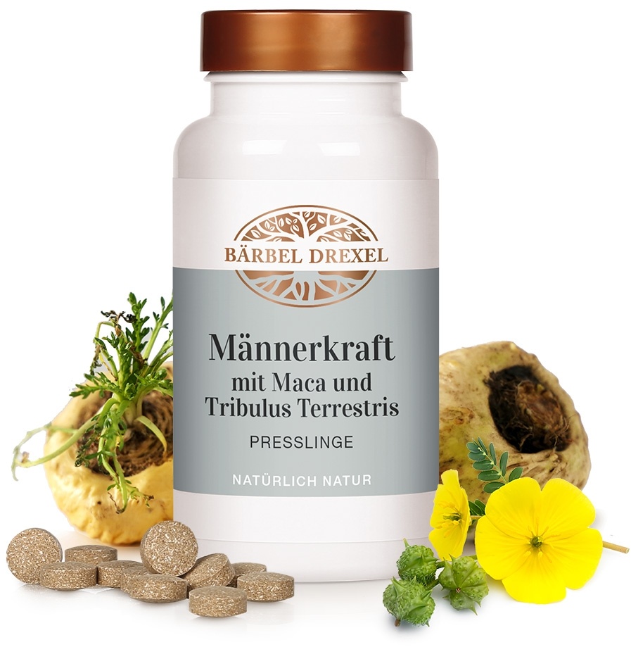 Männerkraft mit Maca und Tribulus Terrestris Presslinge