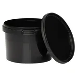Benbow Eimer mit Deckel schwarz 0,5 l 3-teilig