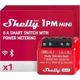Shelly 1PM Mini Gen3, 1-Kanal, Unterputz, Schaltaktor mit Strommessfunktion (Shelly_Plus_1PM_Mini_G3)