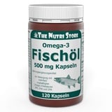 Omega-3 Fischöl 500 mg pro Kapsel - 120 Stk. - zur Versorgung mit mehrfach ungesättigten Omega-3-Fettsäuren EPA, DHA und DPA