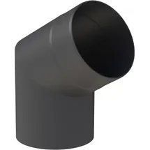 Jeremias Ofenrohr Winkel 60° Stahlblech Ø150mm schwarz