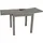 DEGAMO MARINA Ausziehtisch 140 x 70 x 75 cm grau/silber
