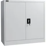 Makika Aktenschrank Büroschrank abschließbar 40x90x90cm in Hellgrau