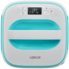 loklik Easy Heat Press Heizpresse Türkis