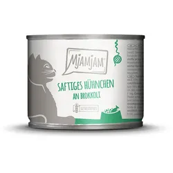 MjAMjAM Katze 6x200g  saftiges Hühnchen mit Brokkoli